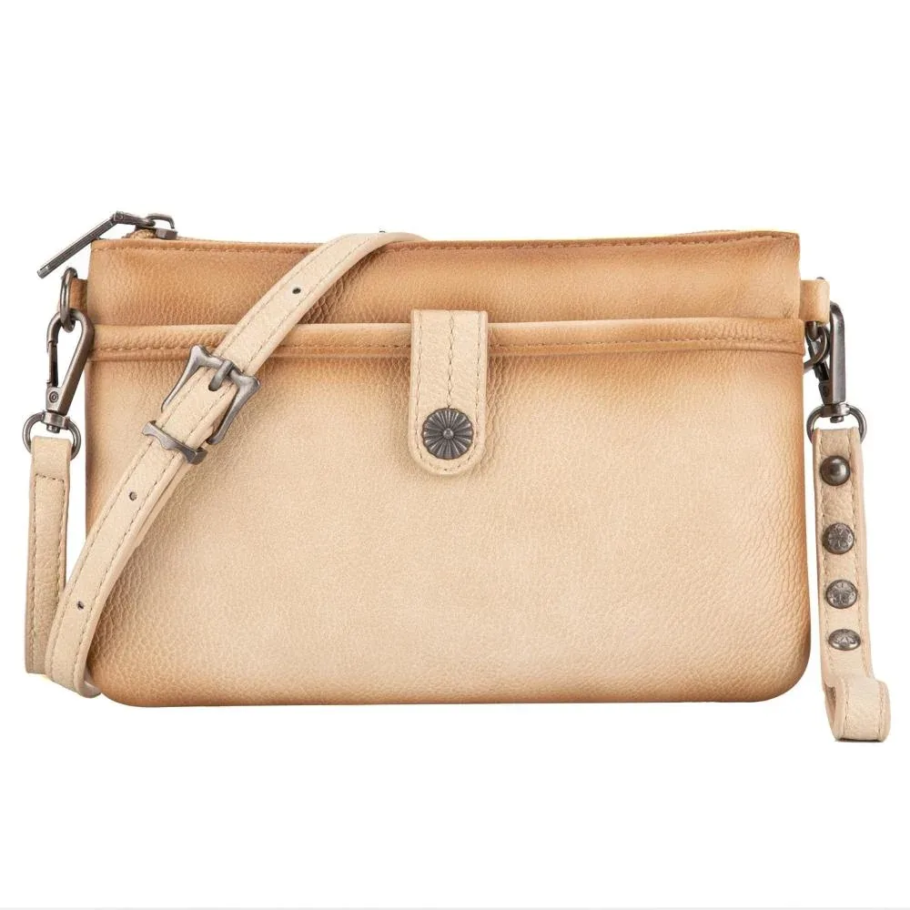 Montana West Wrangler Vintage Plain Crossbody Clutch