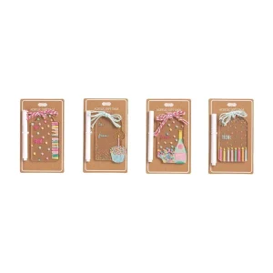 Mud Pie Assorted Acrylic Birthday Tag