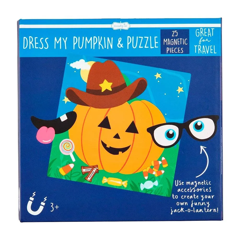 Mud Pie Blue Dress My Pumpkin Puzzle