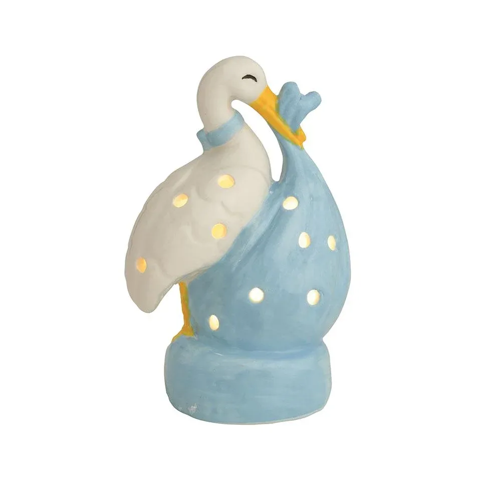 Mud Pie Blue Stork Light Up Sitter