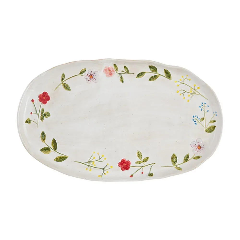Mud Pie Botanica Platter - Image 2
