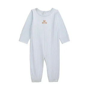 Mud Pie Boy's Blue Teddy Bear Sleeper
