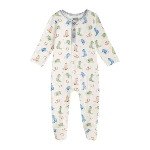 Mud Pie Boy's Cowboy Boot Sleeper