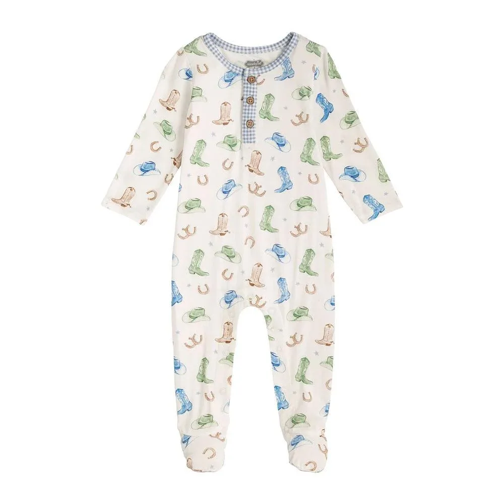 Mud Pie Boy's Cowboy Boot Sleeper