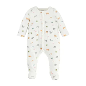Mud Pie Boys Ditsy Farm Print Sleeper