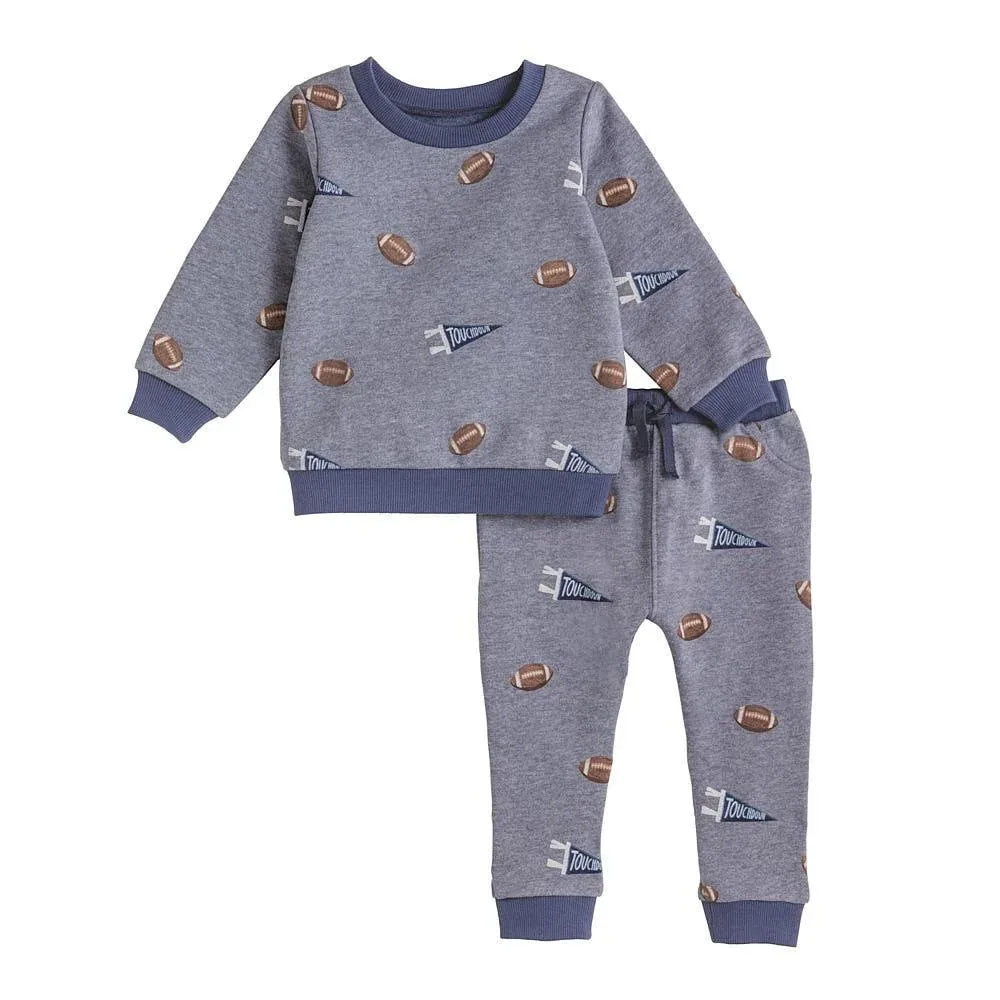 Mud Pie Boy's Football Two-Piece Set