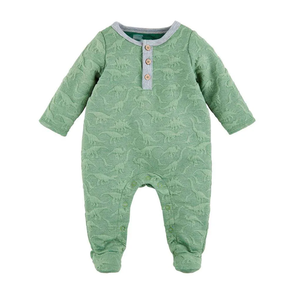 Mud Pie Boy's Quilted Dino Sleeper