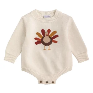 Mud Pie Boy's Turkey Sweater Bubble