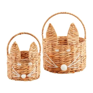 Mud Pie Bunny Easter Basket Set