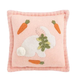 Mud Pie Bunny Mini Pillow