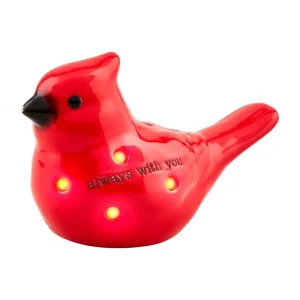 Mud Pie Cardinal Light Up Sitter