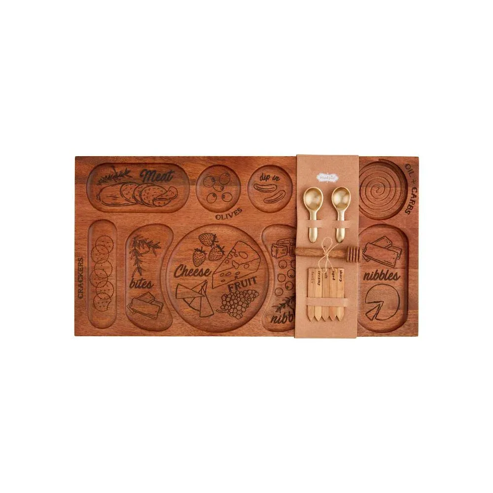Mud Pie Charcuterie Accessory Board Set