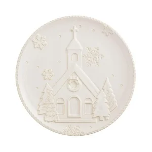 Mud Pie Christmas Church Plate