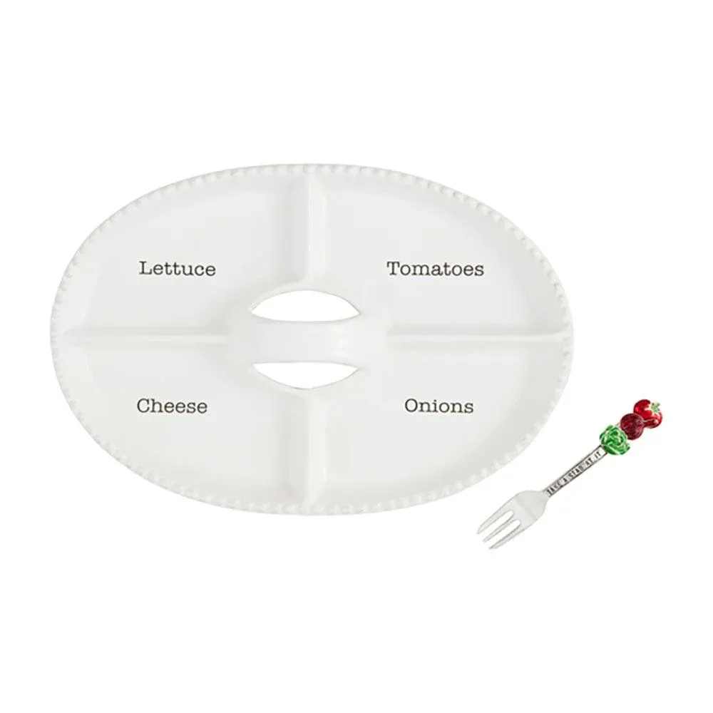 Mud Pie Circa Handle Condiment Tray