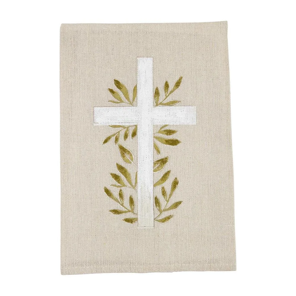 Mud Pie Cross Painted Towel