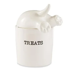 Mud Pie Dog Tail Treat Canister