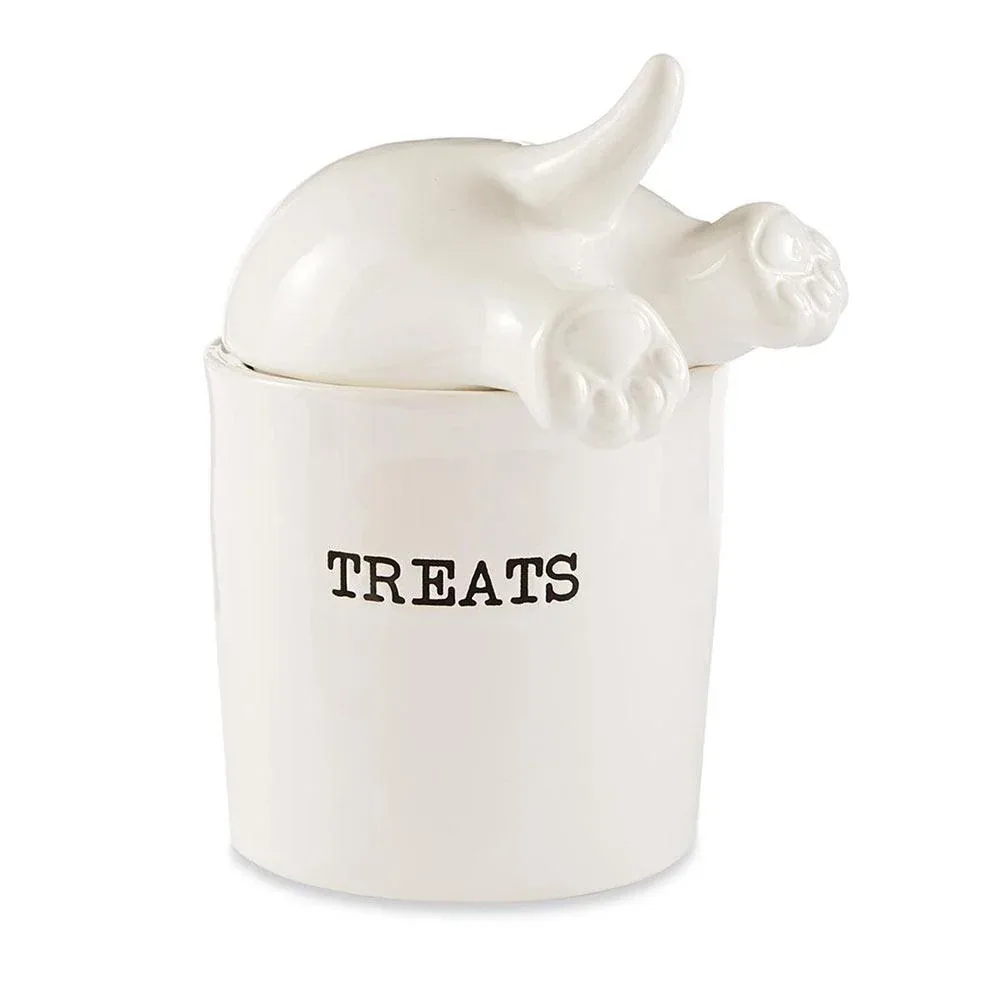 Mud Pie Dog Tail Treat Canister