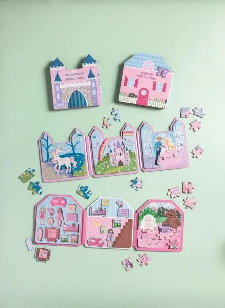 Mud Pie Dollhouse Magnetic Puzzle Book - Image 2