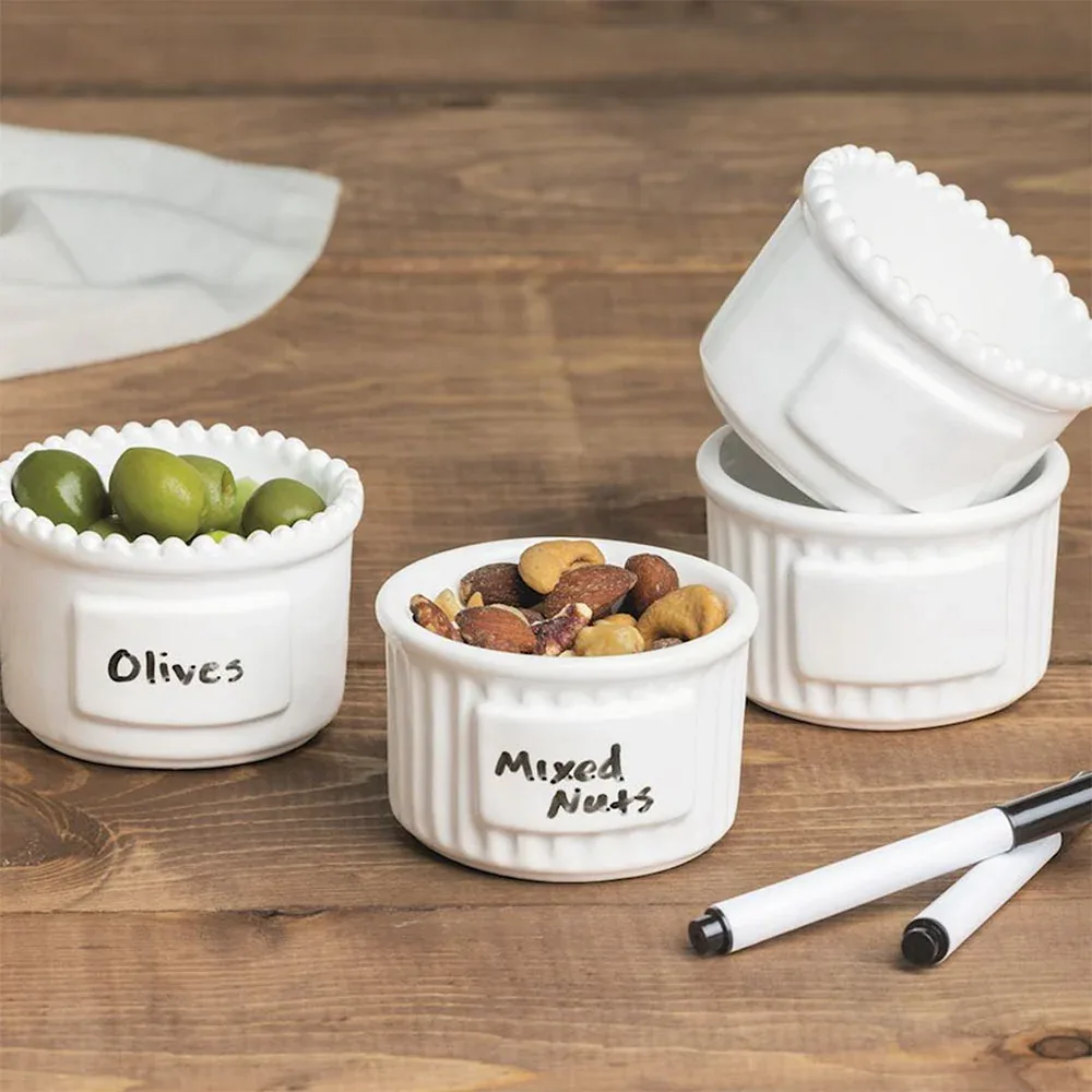 Mud Pie Dot Personalize Ramekin Set - Image 2