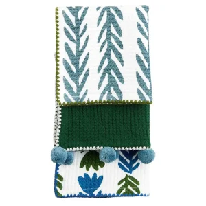 Mud Pie Floral Indigo Dish Cloth Set