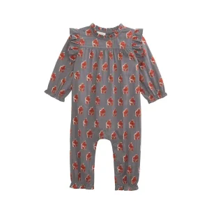 Mud Pie Girl's Fall Floral One Piece