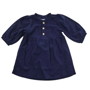 Mud Pie Girl's Navy Corduroy Dress