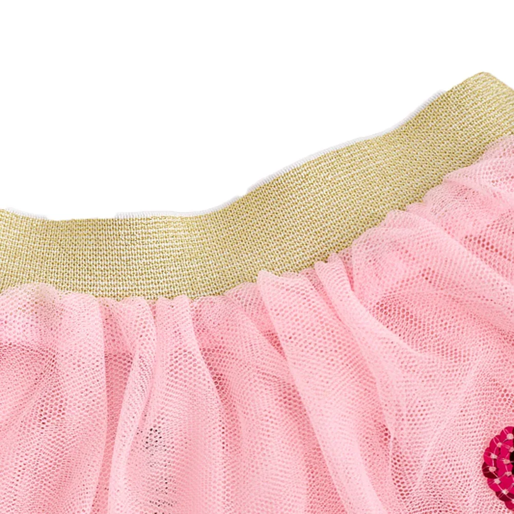 Mud Pie Girl's Pink Western Tutu - Image 2