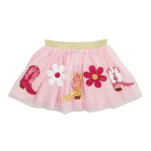 Mud Pie Girl's Pink Western Tutu
