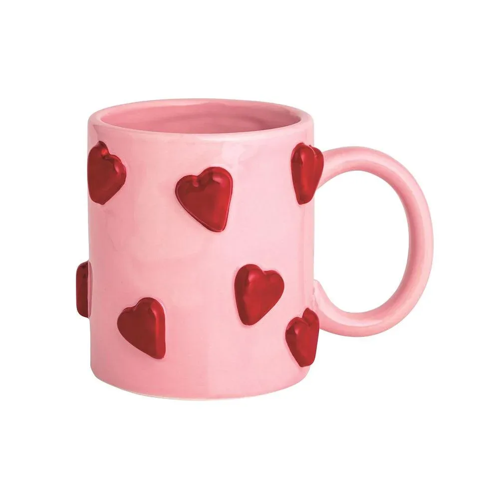 Mud Pie Hearts Mug