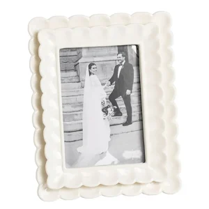 Mud Pie Large Scalloped Frame