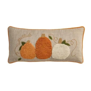 Mud Pie Large Tufted Pumpkin Pillow