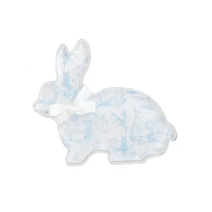Mud Pie Laying Down Toile Bunny Sitter