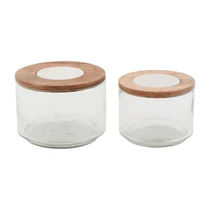 Mud Pie Lidded Bowl Set