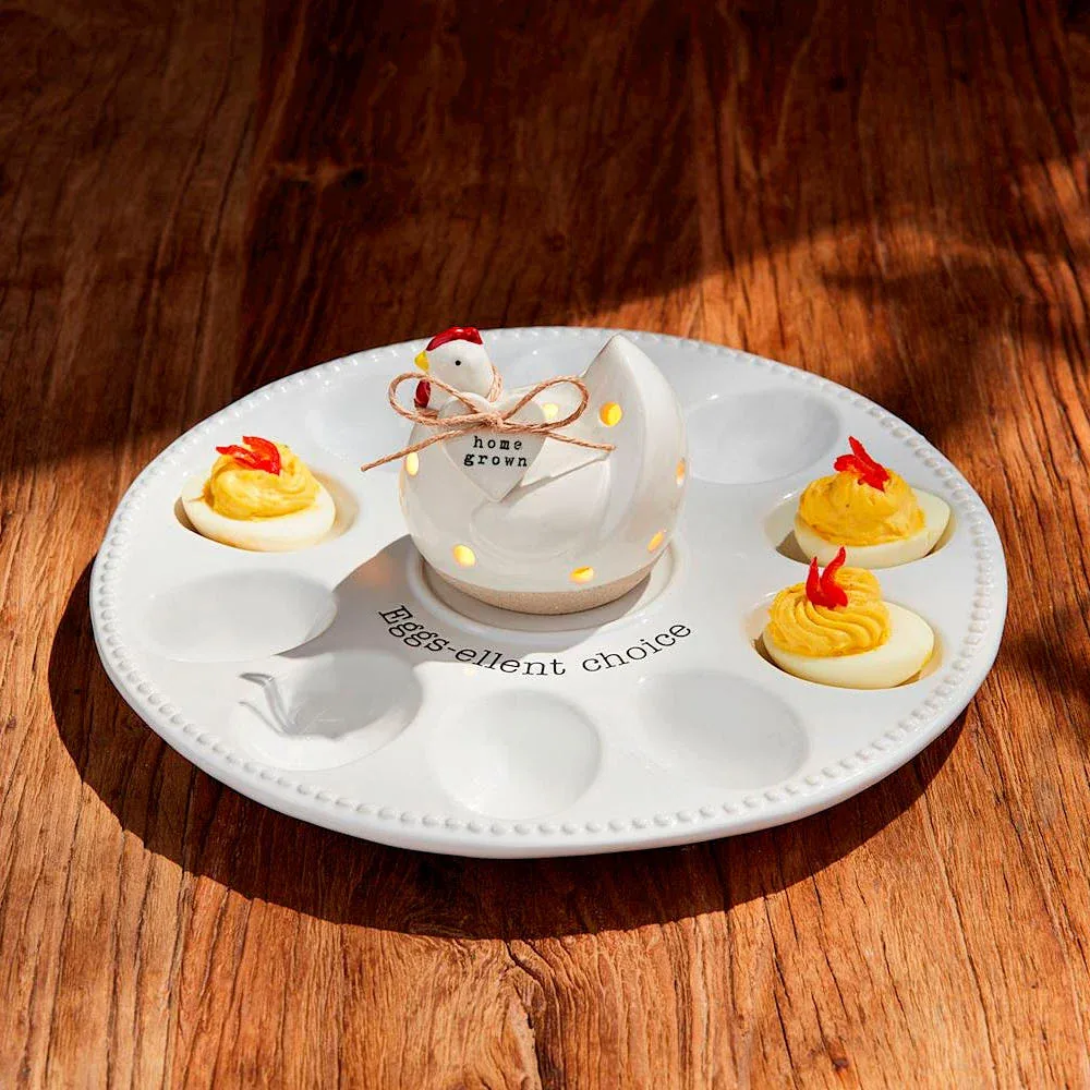 Mud Pie Light Up Hen Sitter - Image 2