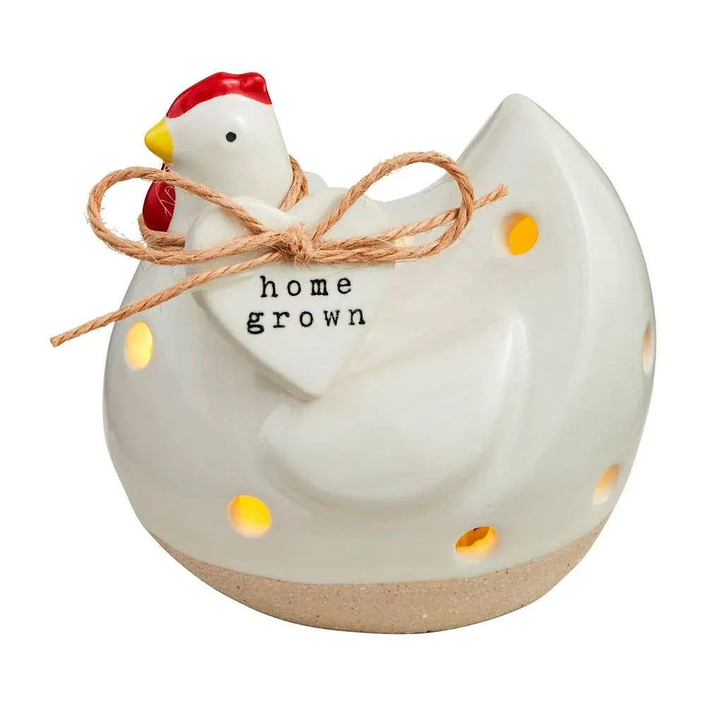 Mud Pie Light Up Hen Sitter