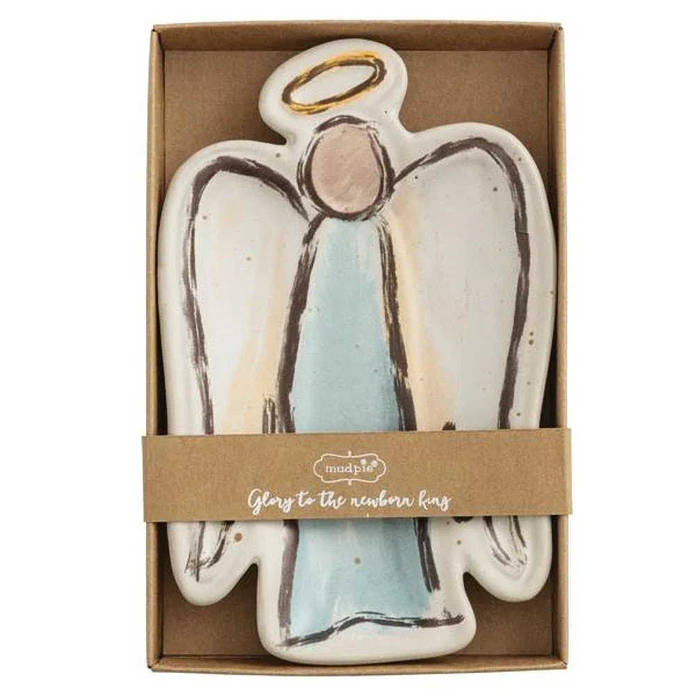 Mud Pie Long Wing Angel Tidbit Dish