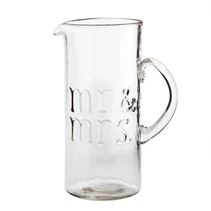 Mud Pie Mr. and Mrs. Drink Pitcher