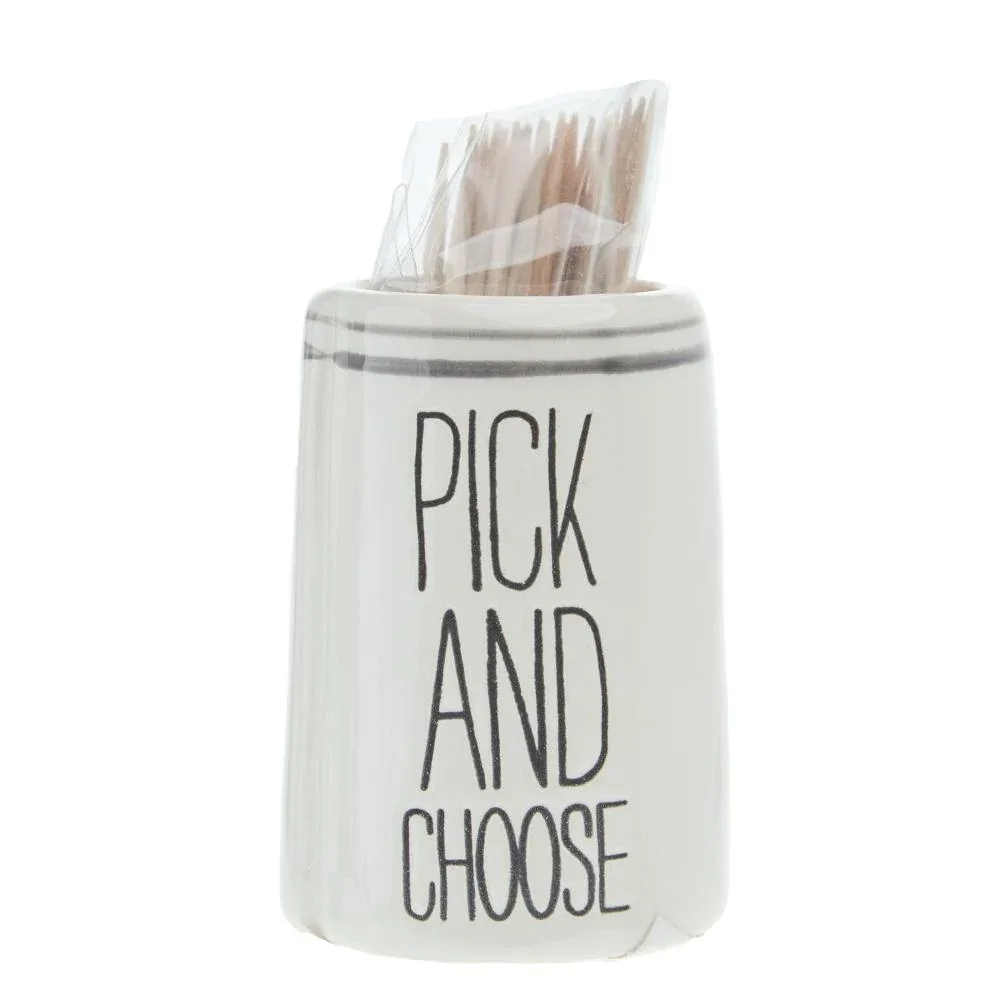 Mud Pie Pick and Choose Toothpick Holder