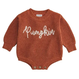 Mud Pie Pumpkin Sweater Bubble