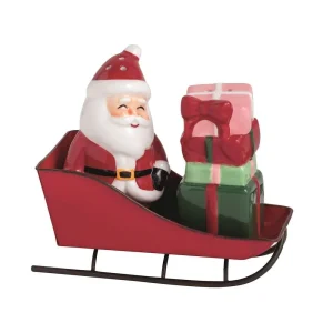 Mud Pie Santa Present Salt and Pepper Shaker Set