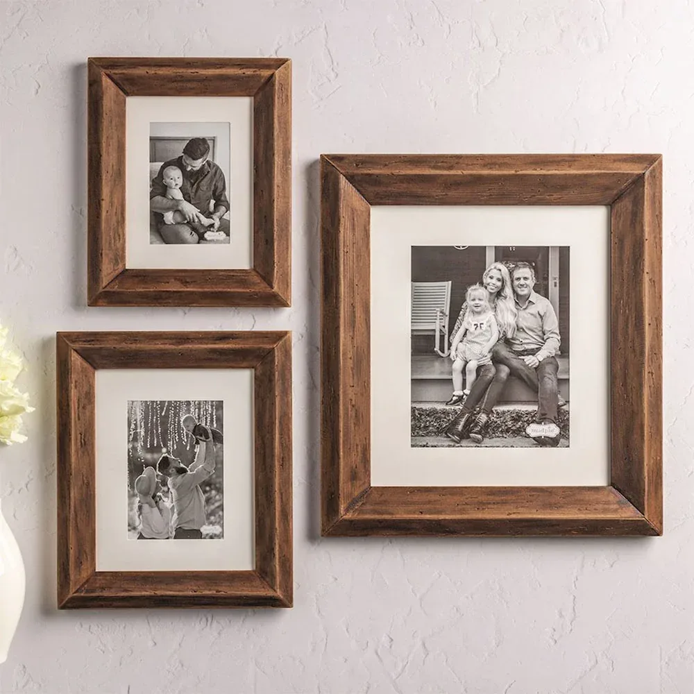 Mud Pie Small Reclaimed Matte Wood Frame - Image 2