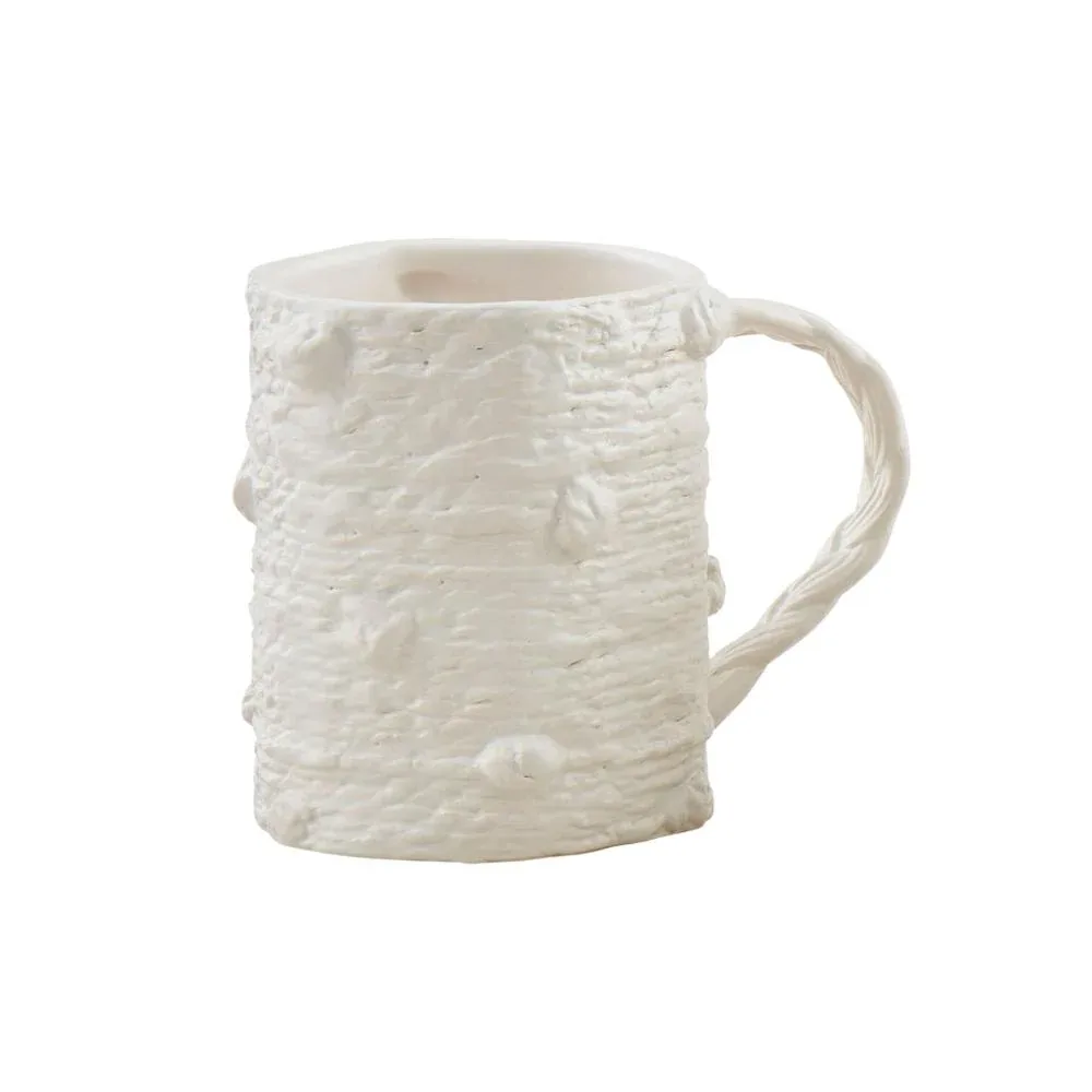 Mud Pie Stoneware Textured Knot Mug