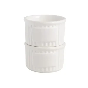 Mud Pie Stripe Personalize Ramekin Set