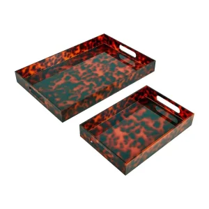Mud Pie Tortoise Tray Set