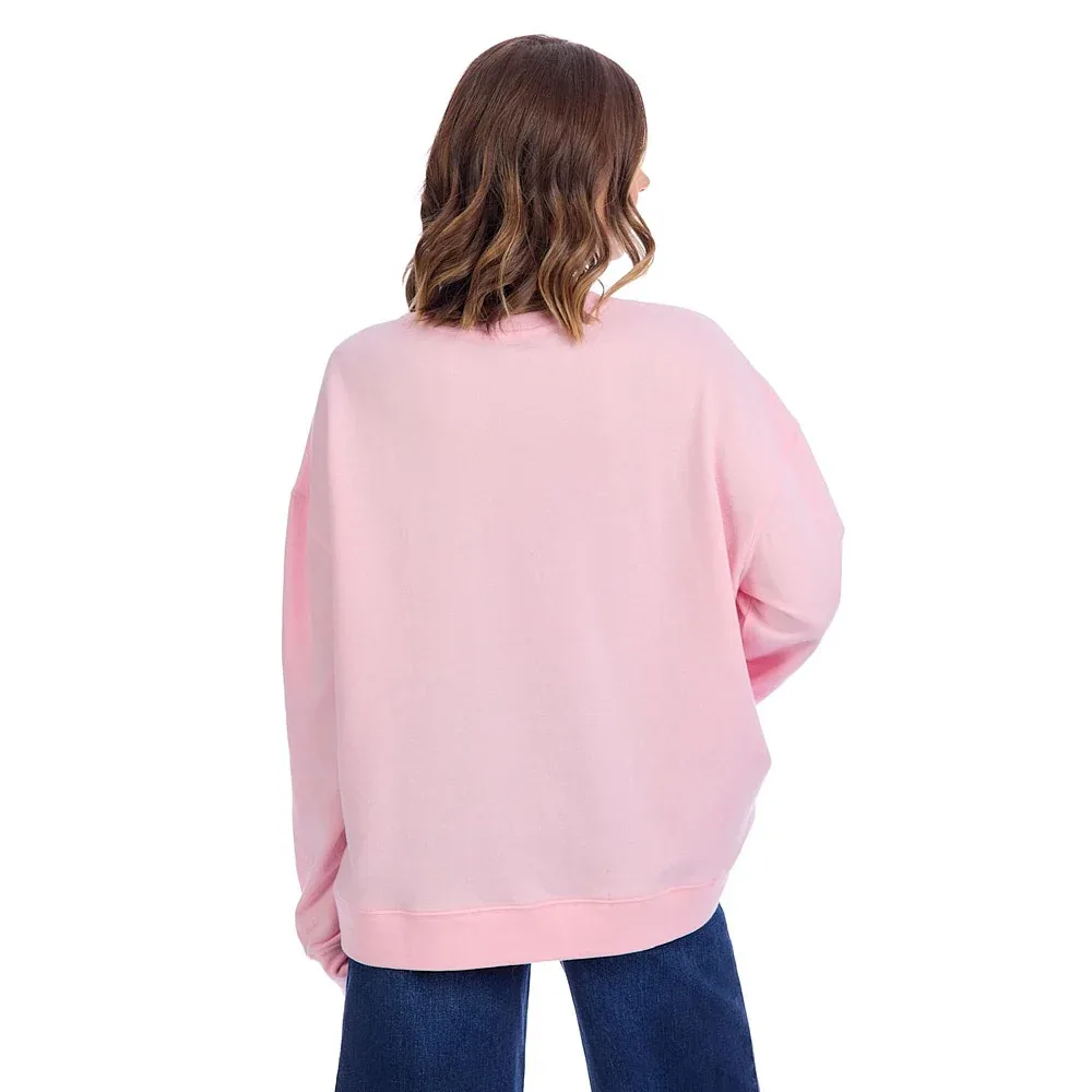 Mud Pie Women's Blush Santa Sparkle Sweatshirt - Image 2