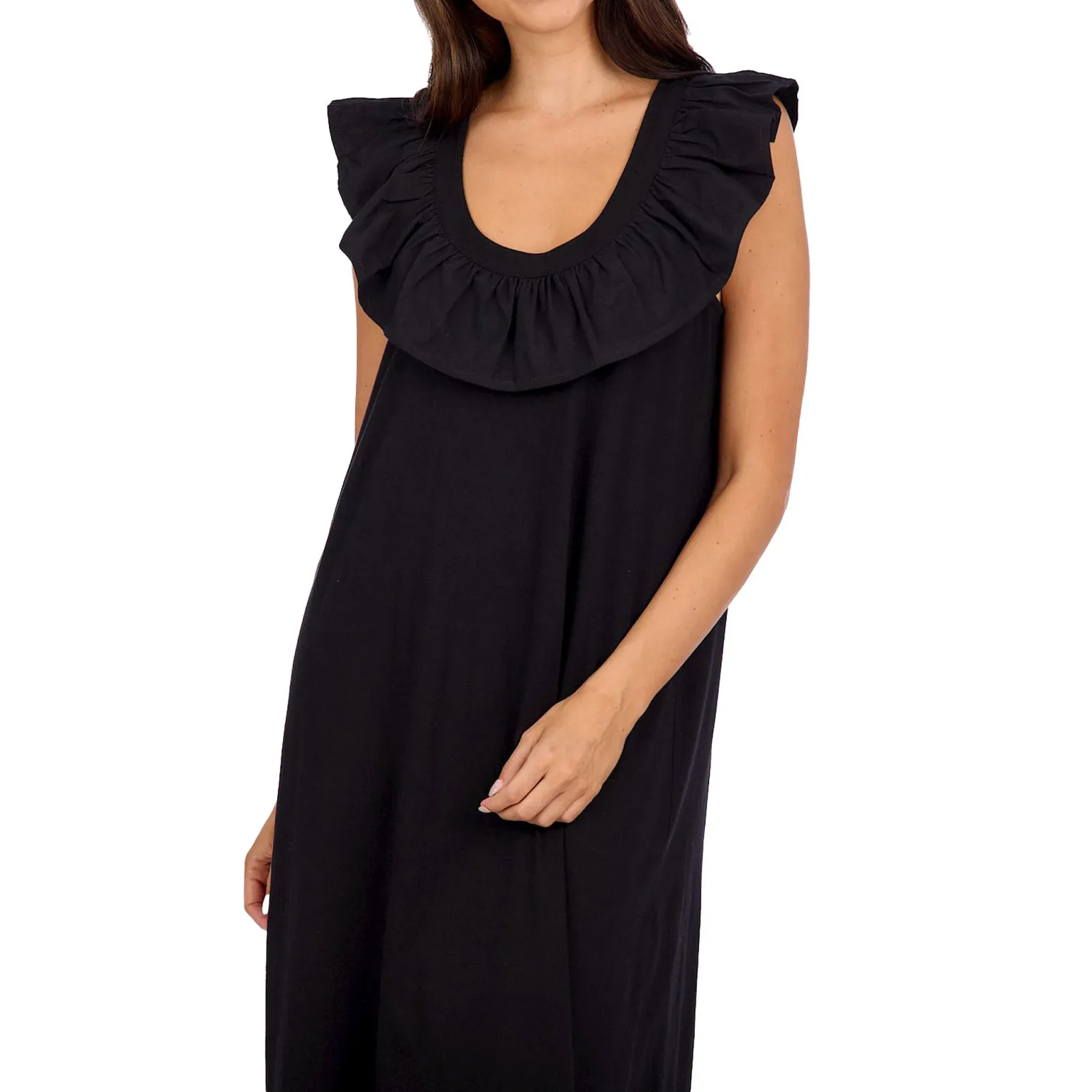 Mud Pie Womens Kim Ruffle Maxi Dress - Image 2