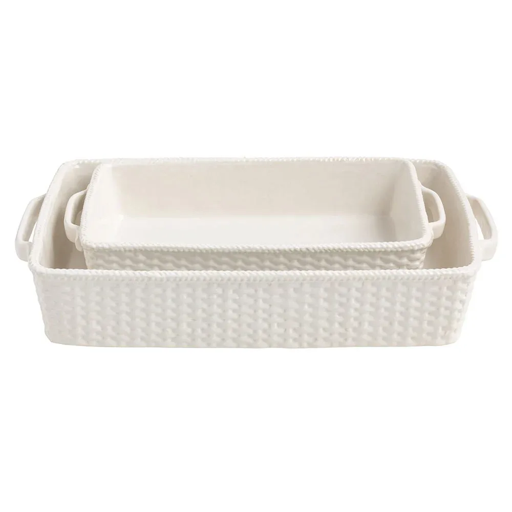 Mud Pie Woven Baker Set
