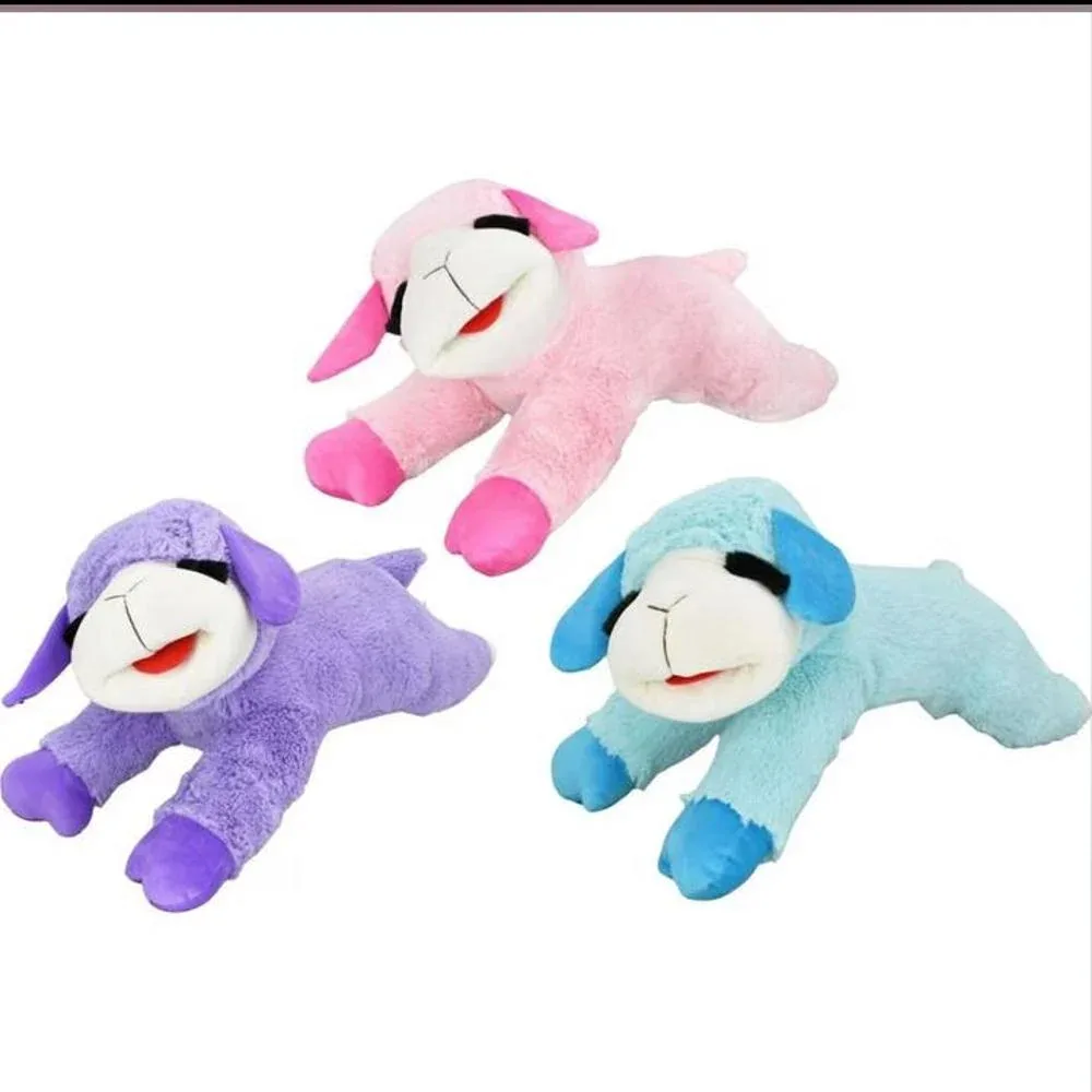 Multipet Lamb Chop Plush Dog Toy