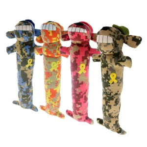 Multipet Loofa Dog Support Our Troops Toy