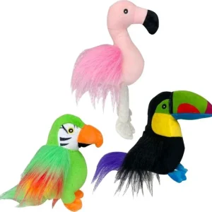 Multipet Margaritaville Birds Plush Dog Toys